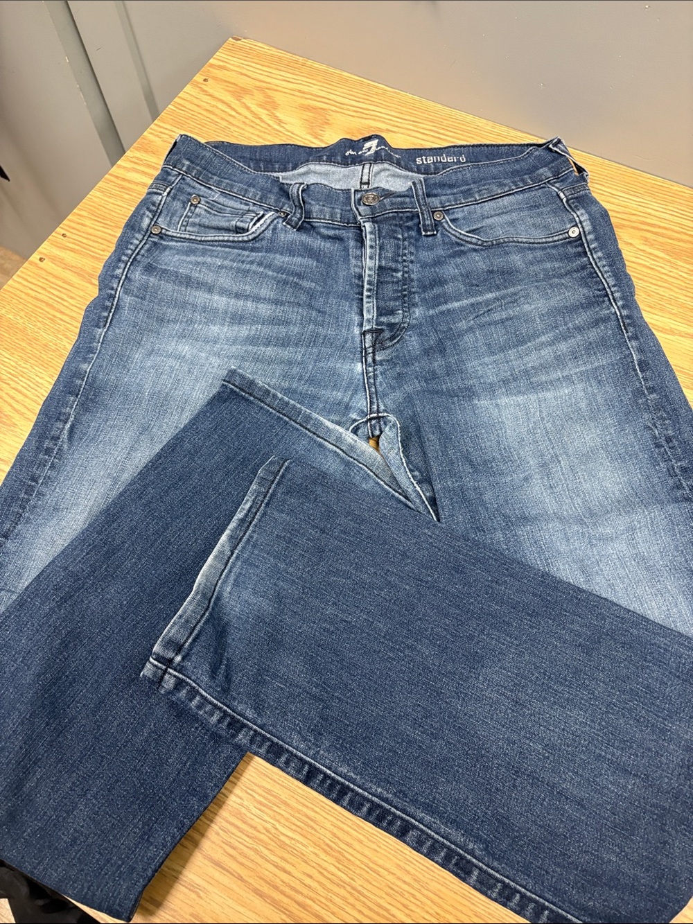 7 For All Mankind Men’s Jeans - Classic Indigo Wash
